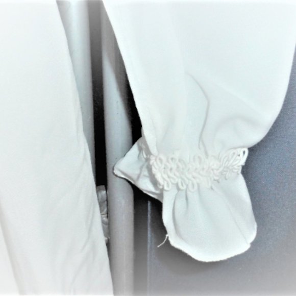 Vintage COMMUNION DRESS Vintage Vail SILK Dress Girls Wedding Dress Bridesmaid - Picture 3 of 15